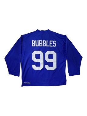 Custom Trailer Park Boys Bubbles  Hockey Jersey - Royal Blue with White 99